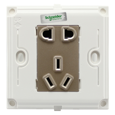 施耐德暢意系列單聯(lián)電話電腦插座 簡(jiǎn)約設(shè)計(jì)，可靠連接